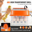 Εκκολαπτήρια αυγών VEVOR για επώαση αυγών Auto Egg Turning 12 Eggs