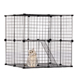 VEVOR Μεγάλο Κλουβί Γάτας 2 επιπέδων 28 x 28 x 28&quot; Μεταλλικό συρμάτινο παρκοκρέβατο με σκάλα