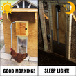 VEVOR Automatic Chicken Door Opener Kits with Light Sensor Induction 12,6x11,8&quot; Automatic Duck Coop Door Opener with Infrared Sensor Duck Goose Door Opener to Eviting Chicken, Duck, Goose from Crush
