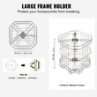 VEVOR Manual Honey Extractor, 4/8 Frames Honey Spinner Extractor, Ανοξείδωτο ατσάλι μελισσοκομική εξαγωγή, κυψελωτό τύμπανο με καπάκι, φυγοκεντρικός εξοπλισμός μελισσοκομίας με βάση ρυθμιζόμενου ύψους