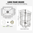 VEVOR Manual Honey Extractor, 2/4 Frames Honey Spinner Extractor, Ανοξείδωτο ατσάλι μελισσοκομική εξαγωγή, κυψελωτό τύμπανο με καπάκι, φυγοκεντρικός εξοπλισμός μελισσοκομίας με βάση ρυθμιζόμενου ύψους