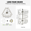 VEVOR Manual Honey Extractor, 3 Frames Honey Spinner Extractor, Ανοξείδωτο ατσάλι μελισσοκομική εξαγωγή, κυψελωτό τύμπανο με καπάκι, φυγοκεντρικός εξοπλισμός μελισσοκομίας με βάση ρυθμιζόμενου ύψους
