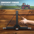 VEVOR 3 Point Hitch Receiver, 3 Point 2&quot; Receiver Trailer Hitch Κατηγορία 1 Προσαρμογέας ράβδου ρυμούλκησης τρακτέρ με καρφίτσες, Συμβατό με Kubota, Mahindra, Ford, Yanmar, John Deere, Massey Ferguson