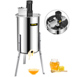 VEVOR 3 Frame Electric Honey Extractor Separator Ανοξείδωτο ατσάλι Bee Extractor Ανοξείδωτο ατσάλι Honeycomb Spinner μανιβέλα μελισσοκομική εξαγωγή φυγοκεντρικός εξοπλισμός