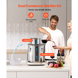 VEVOR Moonshine Still 8 Gal Water Alcohol Distiller Kit ζυθοποιίας από ανοξείδωτο χάλυβα