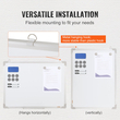 Μαγνητικός πίνακας VEVOR, 24 x 18 ίντσες, Πίνακας Dry Erase για τοίχο με πλαίσιο αλουμινίου, White Board περιλαμβάνει 1 Magnetic Erase &amp; 2 Dry Erase Marker &amp; Mobile Tray for Office Home Restaurant and School
