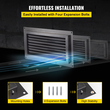 VEVOR Crawl Space Flood Vent Fund Fult Flood 8&quot;Ύψος x 16&quot; Πλάτος Εξαερισμός τοίχου