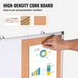 VEVOR 24&quot;x 18&quot; Whiteboard &amp; Cork Combo με πλαίσιο αλουμινίου για σχολικό σπίτι