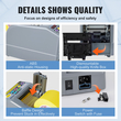 VEVOR Zcut-9 Automatic Tape Dispenser Adhesive Electric Tape Cutter Machine Packaging Tape Machine 6-60mm Tape Width