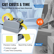 VEVOR Zcut-9 Automatic Tape Dispenser Adhesive Electric Tape Cutter Machine Packaging Tape Machine 6-60mm Tape Width
