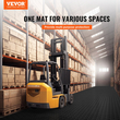 VEVOR Πλακάκια γκαράζ Interlocking, 12 x 12 x 0,53 ιντσών 50 Pack Πλακάκια δαπέδου γκαράζ, αντιολισθητικά πλακάκια δαπέδου γκαράζ διπλής όψης, για γκαράζ, υπόγεια, επισκευαστήρια, μαύρο