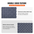 VEVOR Πλακάκια γκαράζ Interlocking, 12 x 12 x 0,53 ιντσών 25 Pack Πλακάκια δαπέδου γκαράζ, αντιολισθητικά πλακάκια δαπέδου γκαράζ διπλής όψης, για γκαράζ, υπόγεια, επισκευαστήρια, γκρι γραφίτη