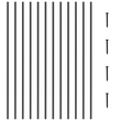 Μεταλλικά κάγκελα VEVOR Staircase, 44&#039;&#039; x 0,5&#039;&#039; τετράγωνα διακοσμητικά κάγκελα από κράμα αλουμινίου, 31 πακέτο κιγκλίδωμα καταστρώματος με βίδες, κλασικό κοίλο ίσιο κιγκλίδωμα κατάστρωμα με σατέν μαύρη επίστρωση