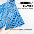 VEVOR Modular Interlocking Cushion, 50 Pack 30 x 30 cm Splicing Drinage Mats, Μαλακό PVC Πλακάκια δαπέδου αποχέτευσης, Αντιολισθητικές οπές αποστράγγισης για τουαλέτα, Μπάνιο, Κουζίνα, Πισίνα, Υγρό Χώρο, Μπλε
