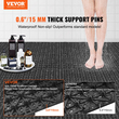 Αντιολισθητικά πλακάκια δαπέδου VEVOR Interlocking Drainage 12&quot; x 12&quot; Πλακάκια δαπέδου από PVC 12 Συσκευασία