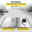 VEVOR Dance Floor, 6,6x23ft Dance Floor Roll, πάχος 0,06in PVC Vinyl Dance Floor, Μαύρο/Λευκό αναστρέψιμο φορητό πάτωμα χορού, αντιολισθητικό δάπεδο χορού, πίστα μπαλέτου για τζαζ, ποπ, λυρικό στυλ