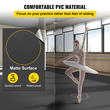 VEVOR Dance Floor, 6,6x3,9ft Dance Floor Roll, πάχος 0,06in PVC Vinyl Dance Floor, Μαύρη/Γκρι αναστρέψιμη φορητή πίστα χορού, Αντιολισθητικό δάπεδο χορού, πίστα μπαλέτου για τζαζ, ποπ, λυρικό στυλ