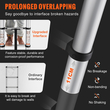 VEVOR Telescoping Ladder, 10,5 FT Αλουμινένιο Retraction Collapsible Extension Ladder, χωρητικότητα 375 LBS με αντιολισθητικά πόδια, φορητή συμπαγής σκάλα πολλαπλών χρήσεων για το σπίτι, RV, Loft, ANSI Listed