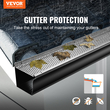 VEVOR Gutter Gutter, πλάτος 5 ιντσών, φίλτρο αλουμινίου DIY κάλυμμα υδρορροής, 26 ΤΕΜ 104 ft Συνολικό μήκος, 0,157&#039;&#039; διάμετρος οπής &amp; 0,02&#039;&#039; Χονδρό προστατευτικό υδρορροής Raptor ταιριάζει σε κάθε στέγη ή τύπο υδρορροής