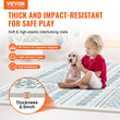 VEVOR Kids Foam Puzzle Floor Playmat 0,5 σε 6 τμχ Απαλά πλακάκια EVA που συμπλέκονται