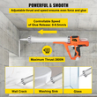 VEVOR Sausage Caulking Gun 10/20-Ounce Electric Caulking Gun Αλουμίνιο 300ml Cartridge/600ml Sausage Cartridge Gun Packs 21,6x10,2in Dual-Use Hand Tool 6500?N Kit Caulking Gun with 5 Cones Nozzles