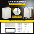 Ατσάλινο περίβλημα VEVOR NEMA, 12 x 8 x 6 \&#039;\&#039; NEMA 4X Steel Electrical Box, IP66 Waterproof &amp; Dustproof, Ηλεκτρικό κουτί σύνδεσης εξωτερικού/εσωτερικού χώρου, με πλάκα τοποθέτησης