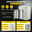 Ατσάλινο περίβλημα VEVOR NEMA, 16 x 12 x 8 \&#039;\&#039; NEMA 4X Steel Electrical Box, IP66 Waterproof &amp; Dustproof, Ηλεκτρικό κουτί σύνδεσης εξωτερικού/εσωτερικού χώρου, με πλάκα τοποθέτησης