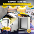 Ατσάλινο περίβλημα VEVOR NEMA, 16 x 12 x 8 \&#039;\&#039; NEMA 4X Steel Electrical Box, IP66 Waterproof &amp; Dustproof, Ηλεκτρικό κουτί σύνδεσης εξωτερικού/εσωτερικού χώρου, με πλάκα τοποθέτησης