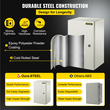 VEVOR NEMA Steel περίβλημα, 20 x 12 x 10&#039;&#039; NEMA 4X Steel Electrical Box, IP66 Waterproof &amp; Dustproof, Outdoor/Indoor Electrical Junction Box, με πλάκα τοποθέτησης
