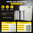Ατσάλινο περίβλημα VEVOR NEMA, 20 x 16 x 6 \&#039;\&#039; NEMA 4X Steel Electrical Box, IP66 Waterproof &amp; Dustproof, Ηλεκτρικό κουτί σύνδεσης εξωτερικού/εσωτερικού χώρου, με πλάκα τοποθέτησης