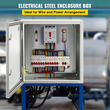 VEVOR NEMA Ατσάλινο περίβλημα, 24 x 24 x 8&#039;&#039; NEMA 4X Steel Electrical Box, IP66 Waterproof &amp; Dustproof, Ηλεκτρικό κουτί σύνδεσης εξωτερικού/εσωτερικού χώρου, με πλάκα τοποθέτησης