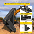 VEVOR 18\&quot; Backhoe Thumb, 1/2\&quot; Deeth Thickness Heavy Duty Excavator Thumb, Black Steel Weld On Thumb Attachments with 12mm Bolt-On Design Ρυθμιζόμενος μηχανικός αντίχειρας για εκσκαφέα/εκσκαφέας