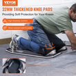 VEVOR Concrete Knee Boards Inox, 30&#039;&#039; x 10&#039;&#039; Concrete Sliders, Knee Boards for Concrete, Concrete Knee Pads Moving Sliders, με επιγονατίδες &amp; ιμάντες σανίδας για τσιμέντο και φινίρισμα από σκυρόδεμα