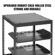 VEVOR 12U Open Frame Server Rack, Ρυθμιζόμενο βάθος 15&#039;&#039;-40&#039;&#039;, Free Standing ή Wall Mount Network Server Rack, 4 Post AV Rack με Casters, Συγκρατεί όλο τον εξοπλισμό πληροφορικής δικτύωσης σας Μόντεμ AV Gear Router