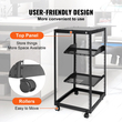 VEVOR 20U Open Frame Server Rack, Ρυθμιζόμενο βάθος 15&#039;&#039;-40&#039;&#039;, Free Standing ή Wall Mount Network Server Rack, 4 Post AV Rack με Casters, Χωράει όλο τον εξοπλισμό πληροφορικής δικτύωσης σας Μόντεμ AV Gear Router