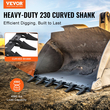VEVOR Bucket Tooth Bar, 48&#039;&#039;, Heavy Duty Tractor Bucket 6 Teeth Bar for Loader Tractor Skidsteer, 4560 lbs Load-Bearing Capacity Bolt On Design, για αποτελεσματική εκσκαφή εδάφους και προστασία του κάδου