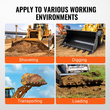 VEVOR Bucket Tooth Bar, 60&#039;&#039;, Heavy Duty Tractor Bucket 7 Teeth Bar for Loader Tractor Skidsteer, 4560 lbs Load-Bearing Capacity Bolt On Design, για αποτελεσματική εκσκαφή εδάφους και προστασία του κάδου