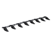 VEVOR Bucket Tooth Bar, 66&#039;&#039;, Heavy Duty Tractor Bucket 8 Teeth Bar for Loader Tractor Skidsteer, 4560 lbs Load-Bearing Capacity Bolt On Design, για αποτελεσματική εκσκαφή εδάφους και προστασία του κάδου