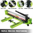 VEVOR 39-ιντσών Tile Cutter Χειροκίνητος κόφτης πλακιδίων, με επαγγελματικό κόφτη σανίδων βινυλίου από καρβίδιο βολφραμίου, ρυθμιζόμενος οδηγός λέιζερ για κοπή ακριβείας πορσελάνης κεραμικών πλακιδίων δαπέδου