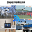 VEVOR 7-σε-1 Wi-Fi Weather Station 7 σε Ασύρματο εξωτερικό αισθητήρα οθόνης TFT