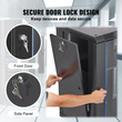 VEVOR 15U Wall Mount Network Server Rack Περίβλημα ντουλαπιού 18&#039;&#039; Γυάλινη κλειδαριά πόρτας