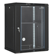 VEVOR 15U Wall Mount Network Server Rack Περίβλημα ντουλαπιού 18&#039;&#039; Γυάλινη κλειδαριά πόρτας