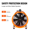 VEVOR 254mm Εξαγωγέας ανεμιστήρα Φορητός ανεμιστήρας σωλήνας αγωγών 5m Βιομηχανικός
