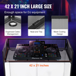 VEVOR DJ Event Πρόσοψη Επιτραπέζια βάση DJ 42&quot; x 21&quot; Επίπεδη επιτραπέζια μπλούζα+Ταξιδιωτική τσάντα+Scrims