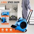 VEVOR Floor Blower 1400 RPM 4000 CFM Air Mover με 3 γωνίες φυσήματος 3 ταχυτήτων