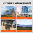 VEVOR Solar Grid Tie Micro Inverter 800W Αδιάβροχο IP67, Solar Micro Inverter Remote Monitoring μέσω εφαρμογής και WIFI