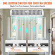 VEVOR 1,2m Commercial Air Curtain Indoor Super Power 2 Speeds 2802m³/h, Επιτοίχια κουρτίνες για πόρτες με πιστοποίηση UL, ανεμιστήρας εσωτερικού χώρου με οριακό διακόπτη βαρέως τύπου, Εύκολη εγκατάσταση χωρίς θέρμανση
