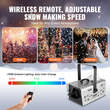 VEVOR Snow Machine 1500W Ασύρματη Χειροκίνητη Κρεμαστή Μηχανή Χιονιού