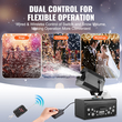 VEVOR Snow Machine 2000W Wireless Remote Swing Machine Snow Making for Holiday