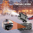 VEVOR Snow Machine 2000W Wireless Remote Swing Machine Snow Making for Holiday
